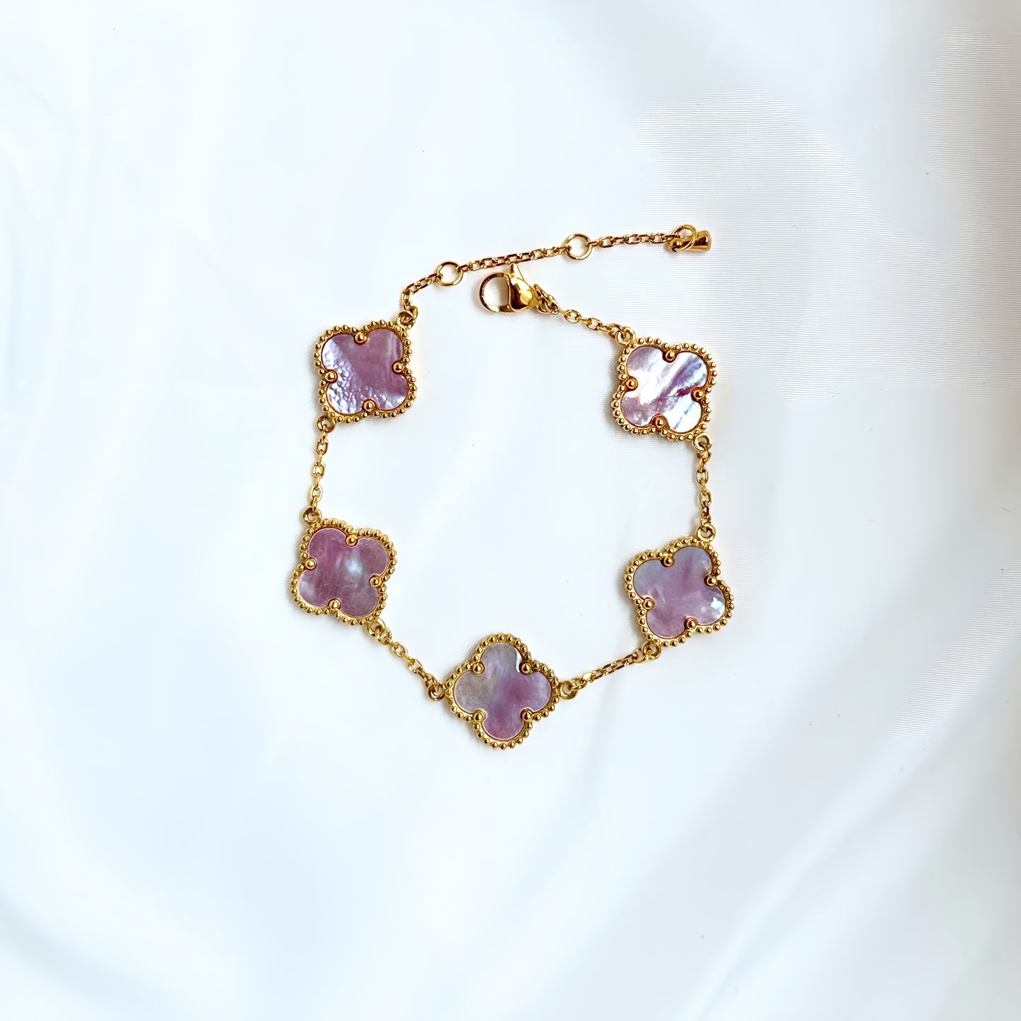 LUXURY ARMBAND - ROSA & GULD