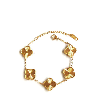 ÖRHÄNGEN & ARMBAND SET - GULD