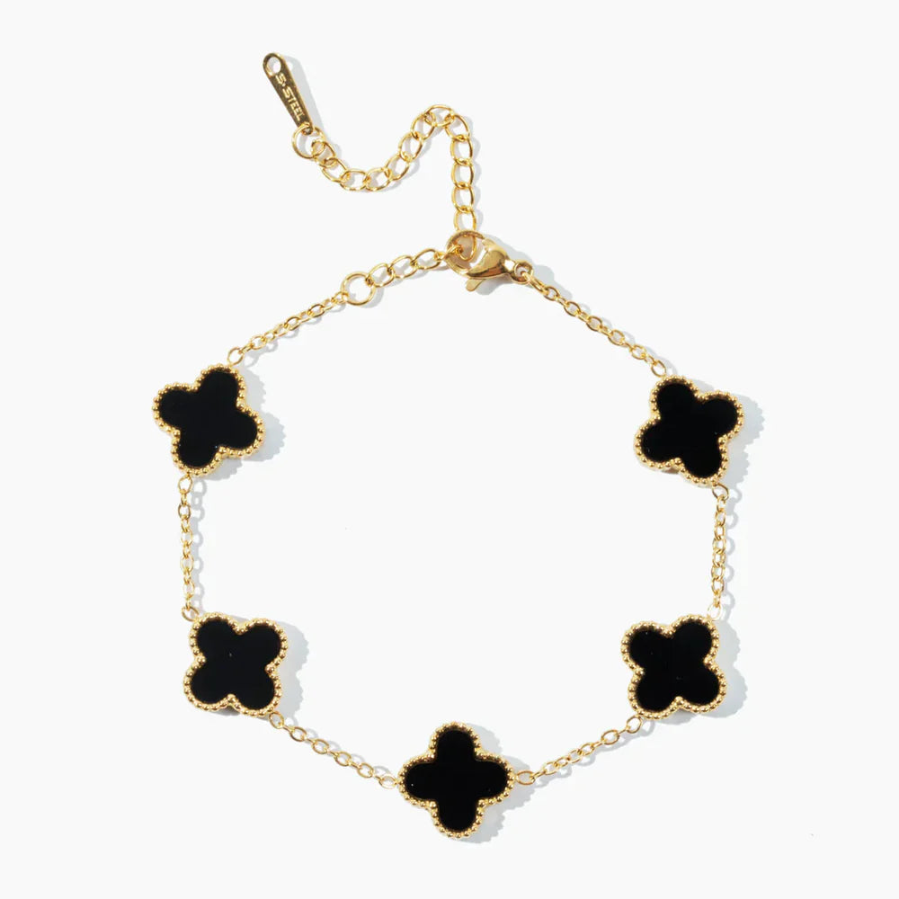ARMBAND - SVART & GULD